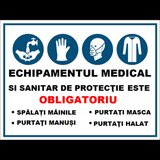Placuta echipamentul medical si sanitar este obligatoriu